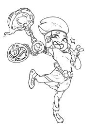 Amber Brawl Stars Coloring Page 1001coloring Com - malvorlage brawl stars amber