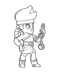 Brawl Stars Color Pages Free Coloring Pages For You And Old - piper brawl stars obrazek do druku