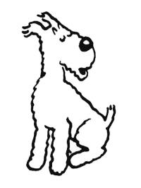Tintin and Snowy Coloring Page | 1001coloring.com