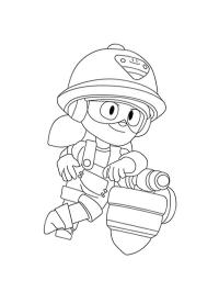 Squeak Brawl Stars Coloring Page 1001coloring Com - squeak brawl stars a colorier