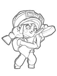 Penny Brawl Stars Coloring Page 1001coloring Com - brawl stars szinező sprout