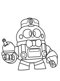 Brawl Stars El Primo Coloring Page 1001coloring Com - edgar para colorear brawl stars