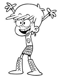 Clyde McBride The Loud House Coloring Page | 1001coloring.com