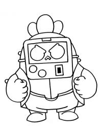 Edgar Brawl Stars Coloring Page 1001coloring Com - brawl stars ausmalbilder nani skins