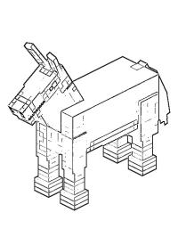 Minecraft Cake Coloring Page | 1001coloring.com