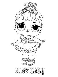 Lol Surprise Lil Center Stage Coloring Page 1001coloring Com