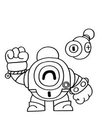 Brawl Stars Tick Coloring Page 1001coloring Com - ausmalbild brawl stars tick