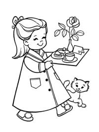 bezorgen ontbijt lieve 1001coloring