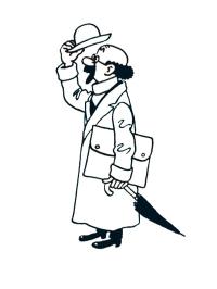 Tintin and Snowy Coloring Page | 1001coloring.com