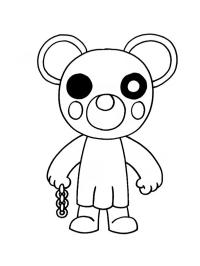 mousy roblox piggy coloring page 1001coloringcom