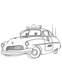 Sheriff Cars Coloring Page 1001coloring Com