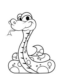 Snake Coloring Page | 1001coloring.com