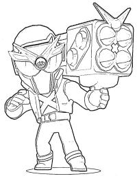 Brawl Stars Leon Coloring Page 1001coloring Com - amber brawl stars ausmalbilder squeak