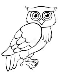 Flying owl Coloring Page | 1001coloring.com