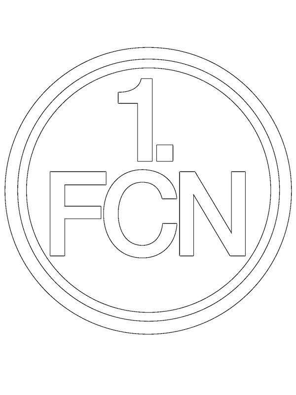 coloring page 1. FC Nürnberg coloring page 1. FC Nürnberg