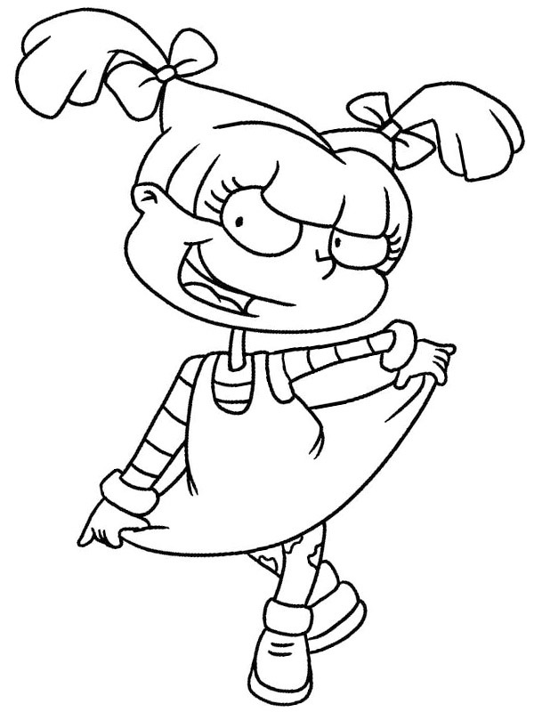 Angelica Pickles Coloring Page | 1001coloring.com