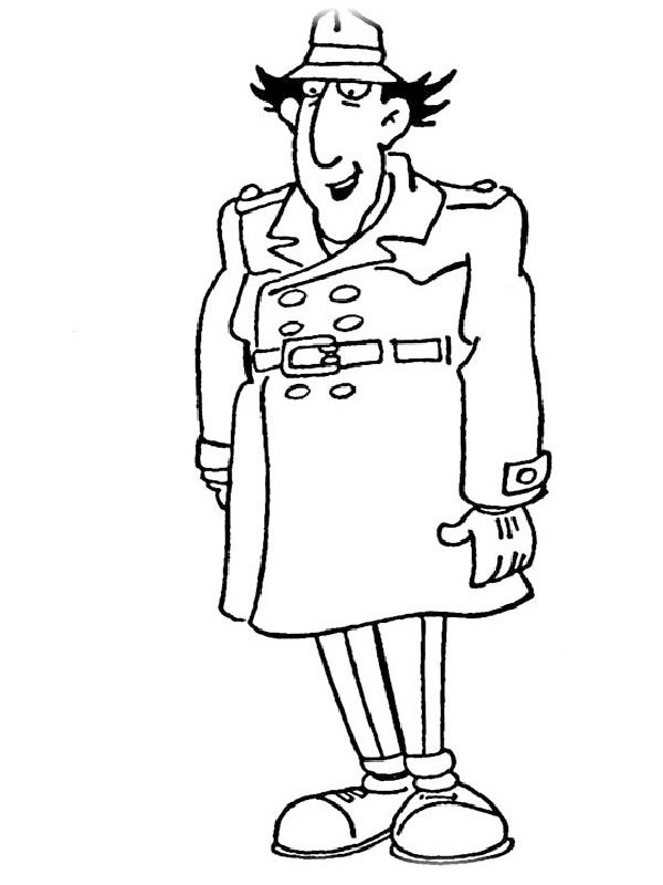 coloring page Inspector Gadget coloring page Inspector Gadget