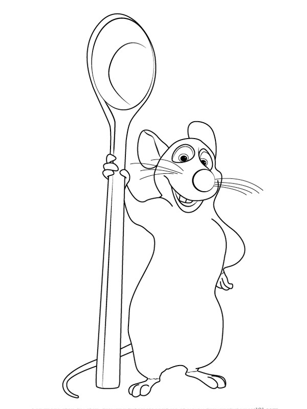 coloring page Remy (Ratatouille) coloring page Remy (Ratatouille)