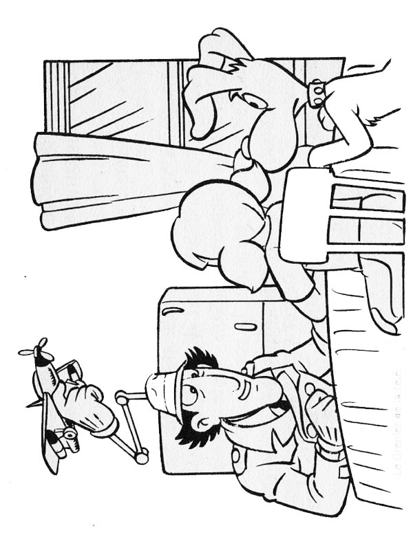 coloring page Inspector gadget coloring page Inspector gadget