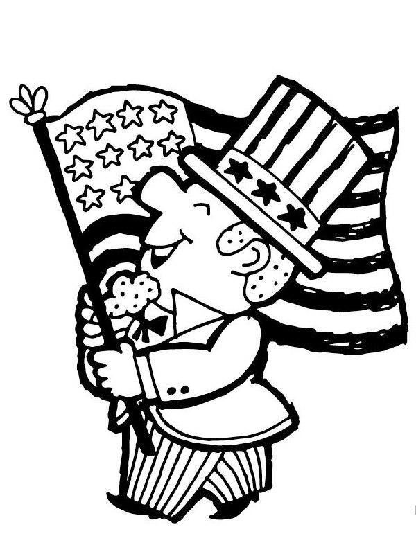 coloring page America independance day 4th of july coloring page America independance day 4th of july