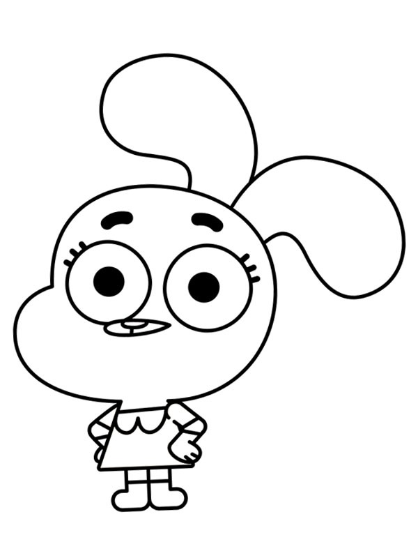 coloring page Anais Watterson coloring page Anais Watterson