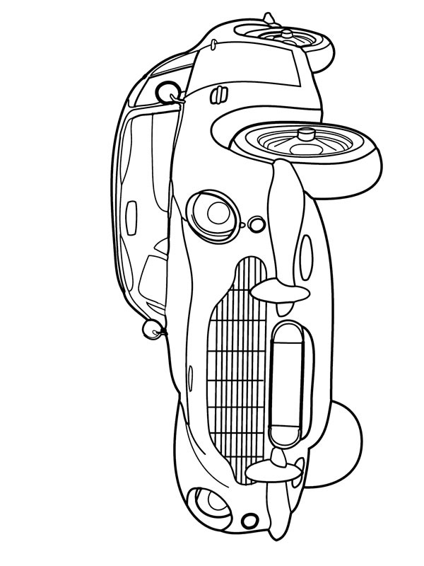 coloring page Aston Martin DB5 coloring page Aston Martin DB5