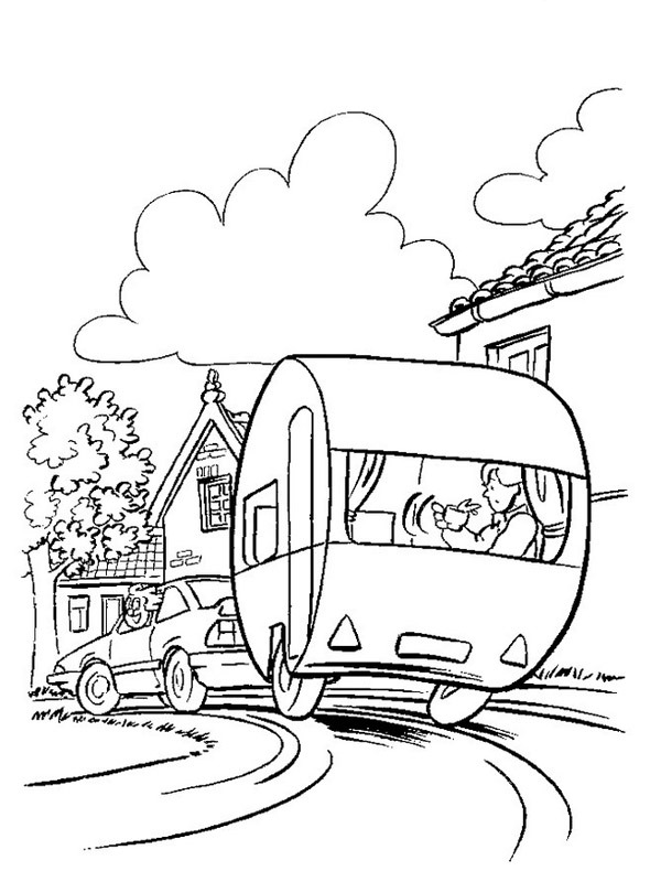 coloring page Clown and acrobat coloring page Clown and acrobat