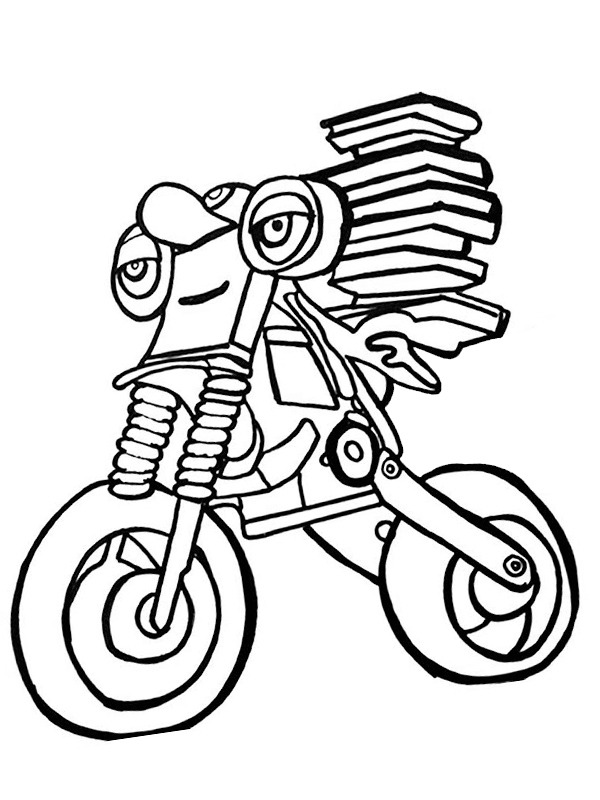coloring page Blip Hoopla Ricky Zoom coloring page Blip Hoopla Ricky Zoom