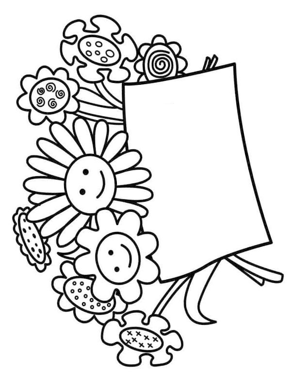 Flowers for mothersday Coloring Page | 1001coloring.com