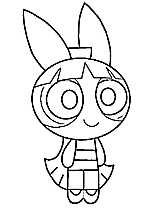 coloring page Blossom (The Powerpuff Girls) coloring page Blossom (The Powerpuff Girls)