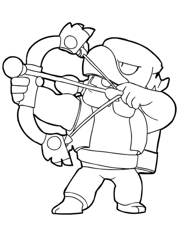 Brawl Stars Bo Coloring Page 1001coloring Com - mega box brawl stars coloring pages