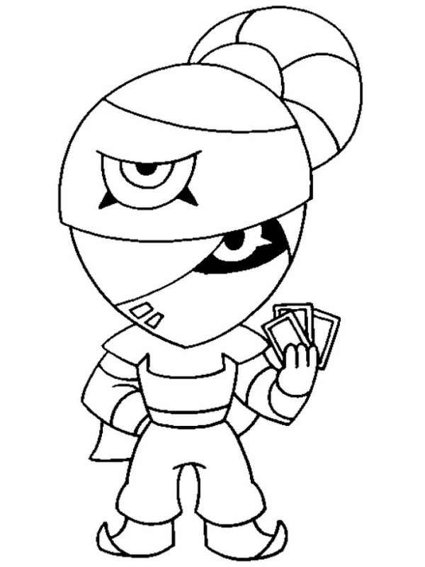 Brawl Stars Tara Coloring Page 1001coloring Com - how old is tara from brawl stars