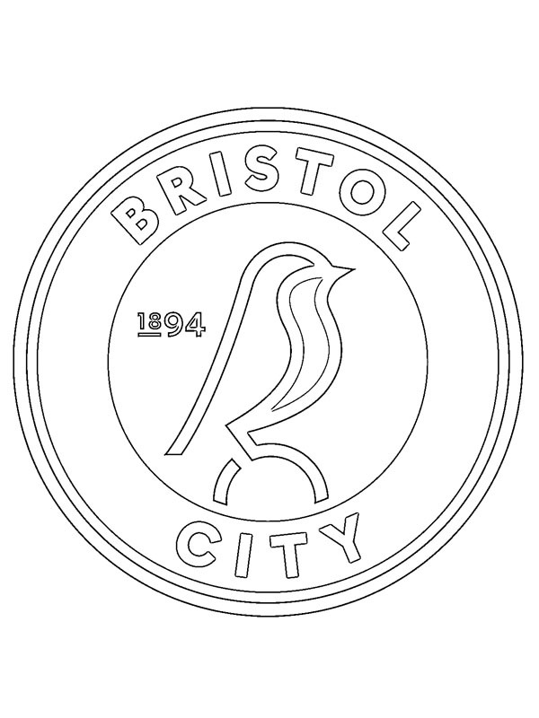 Download Bristol City FC color page | 1001coloring.com