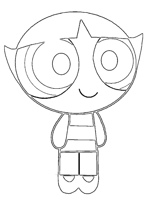 coloring page Buttercup (Powerpuff girls) coloring page Buttercup (Powerpuff girls)