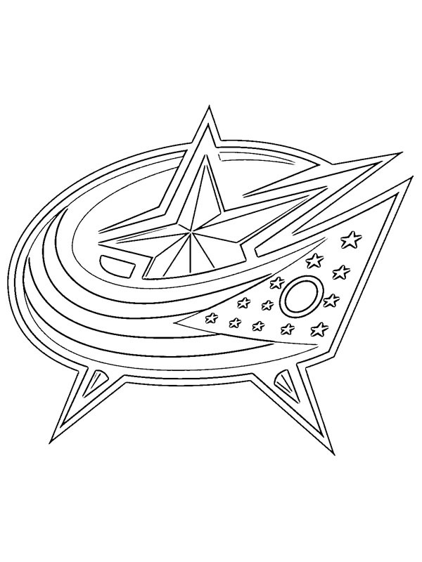 coloring page Columbus Blue Jackets coloring page Columbus Blue Jackets