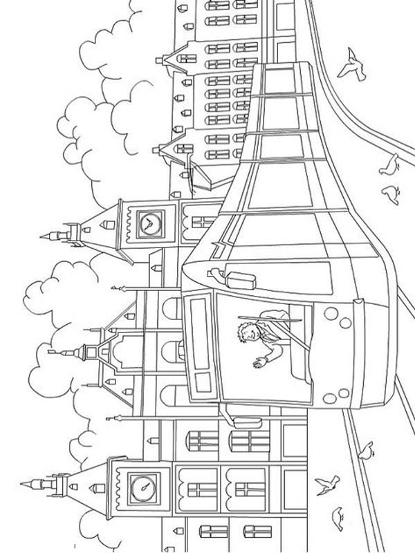 coloring page Combino train Amterdam coloring page Combino train Amterdam