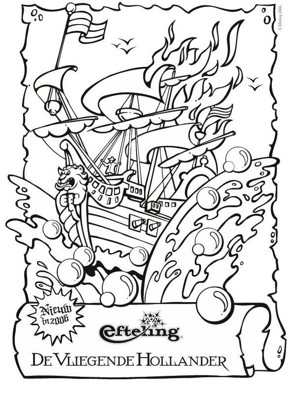 coloring page The flying dutchman coloring page The flying dutchman