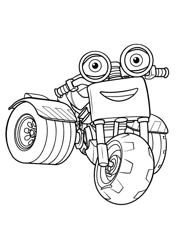 coloring page Ricky Zoom DJ Rumbler coloring page Ricky Zoom DJ Rumbler