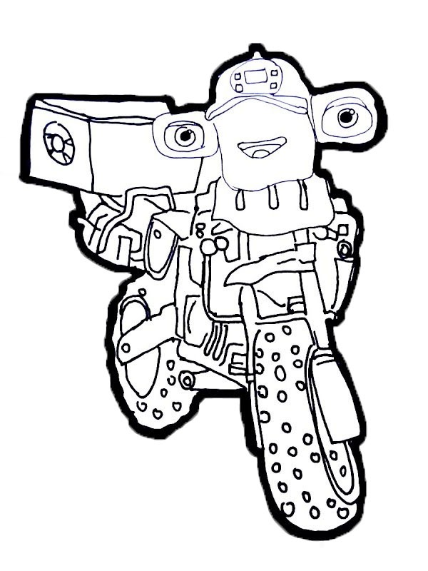 coloring page Don Hoopla Ricky Zoom coloring page Don Hoopla Ricky Zoom