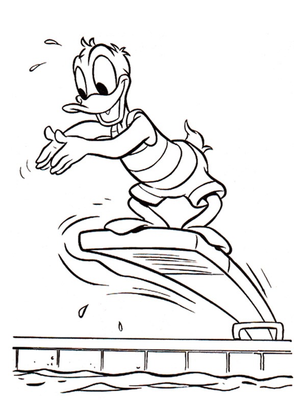 donald duck dives donald duck dives