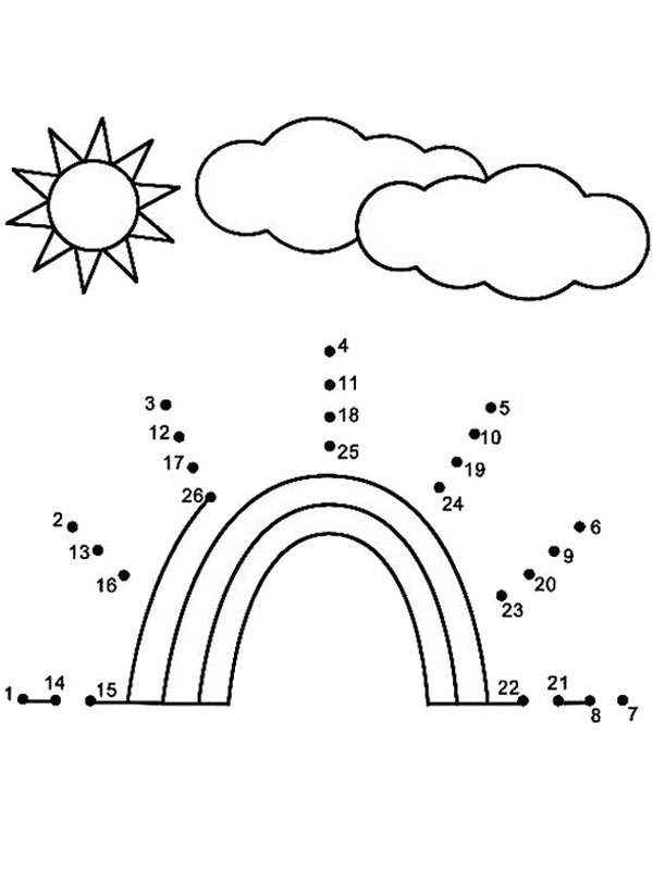 coloring page draw a rainbow coloring page draw a rainbow