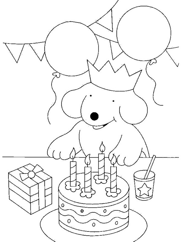 coloring page Spot’s Birthday Party coloring page Spot’s Birthday Party