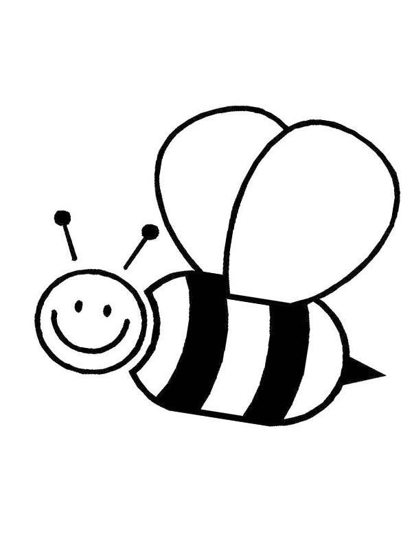 Download Bee Easy Color Page 1001coloring Com