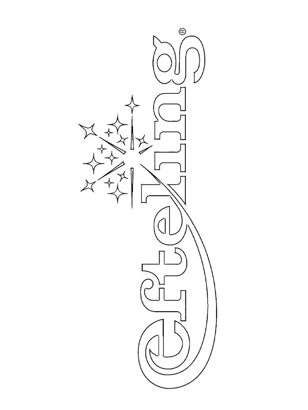 coloring page Efteling logo coloring page Efteling logo