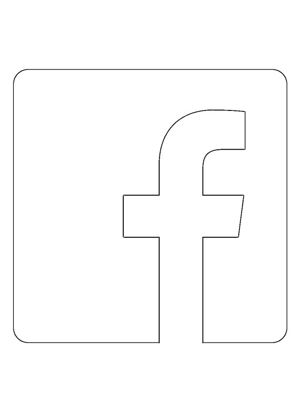 Download Facebook Logo Color Page 1001coloring Com