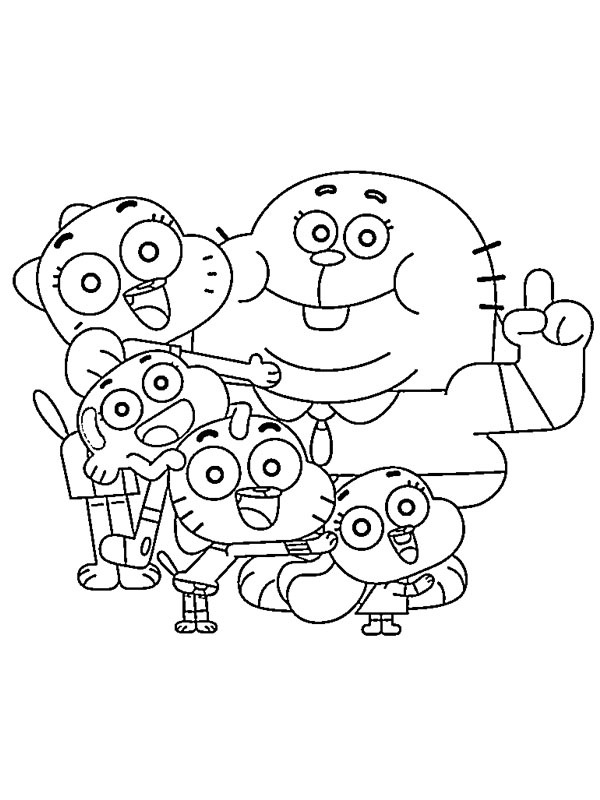 coloring page The Watterson Family coloring page The Watterson Family