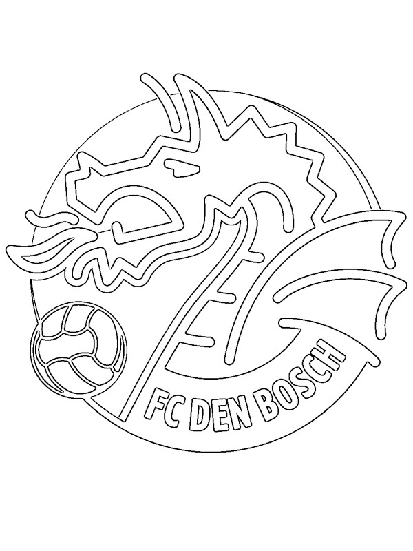 coloring page FC Den Bosch coloring page FC Den Bosch