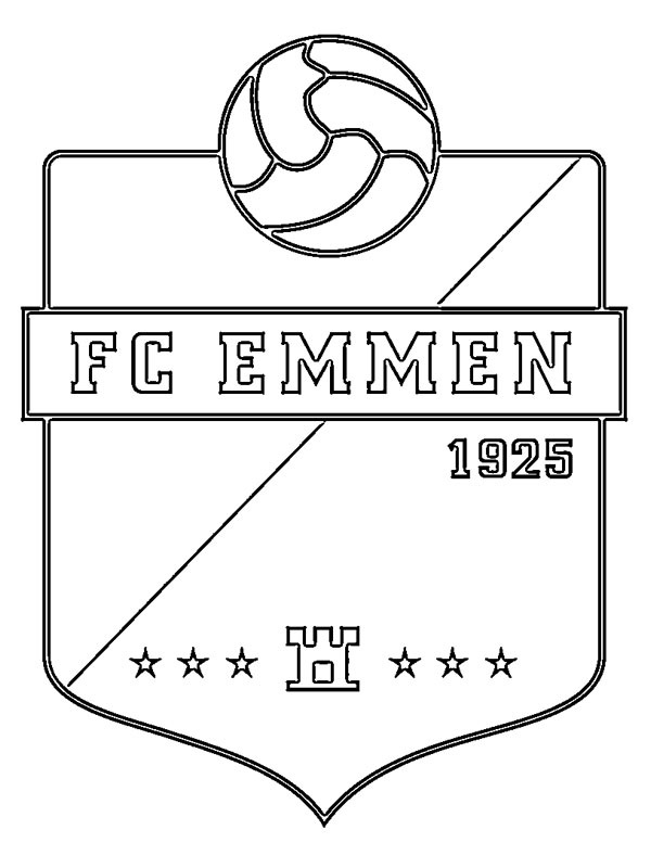 Fc Emmen Coloring Page 1001coloring Com