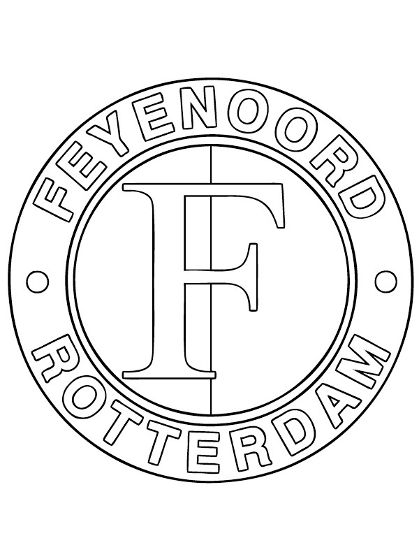 coloring page Feyenoord (Rotterdam, Netherlands) coloring page Feyenoord (Rotterdam, Netherlands)