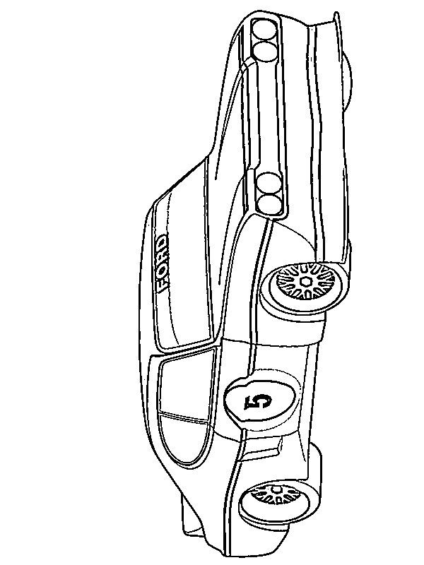 coloring page Ford Capri RS 3100 coloring page Ford Capri RS 3100
